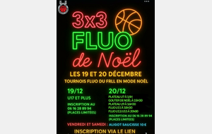 tournois 3×3 Fluo en mode Noël