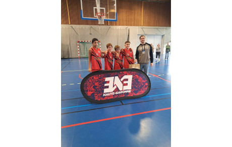 U13M  Round 1 3*3  en poche bravo ! 