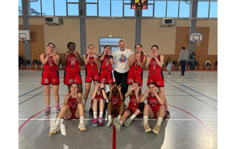 Match dynamique et victoire de nos U15F